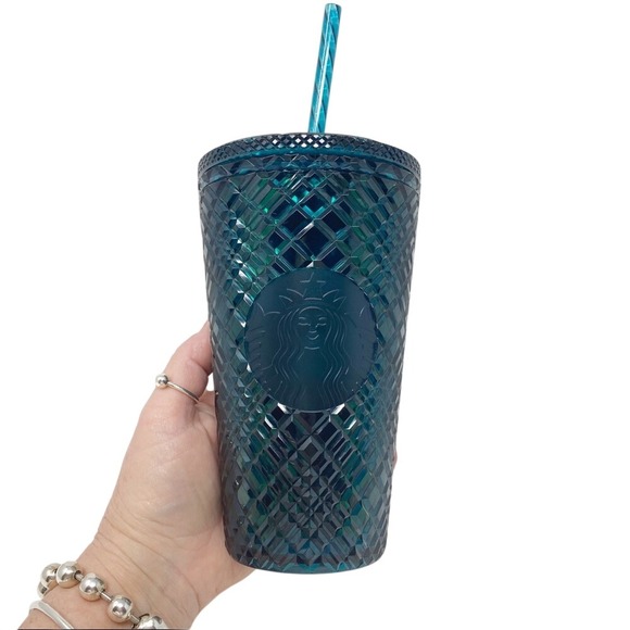 NEW Starbucks Jeweled Emerald‎ Green 16 oz Tumbler - Picture 10 of 10